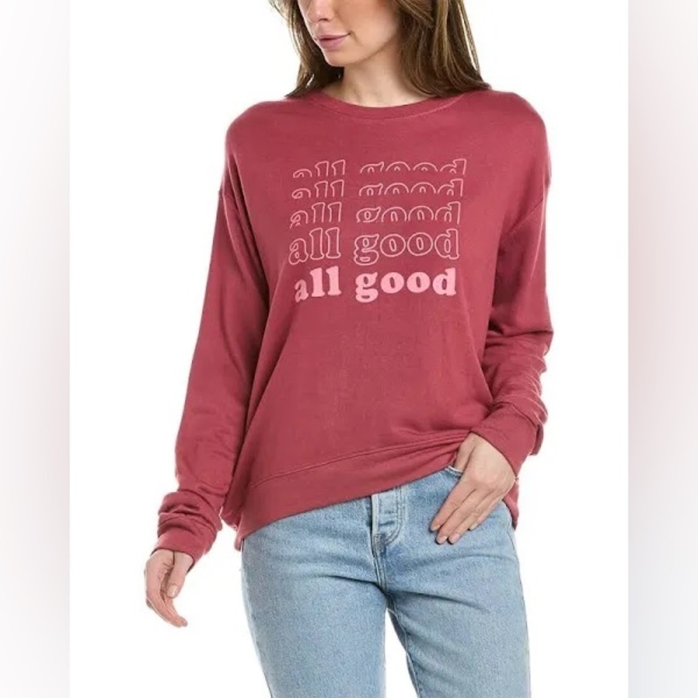 Sundry by Anthropology All Good Crewneck Sweatshirt Size 2